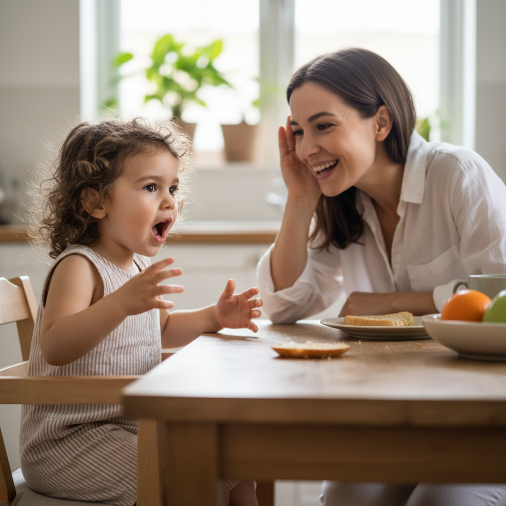 Cha mẹ cần theo d&otilde;i c&aacute;c mốc ph&aacute;t triển ng&ocirc;n ngữ của trẻ theo độ tuổi