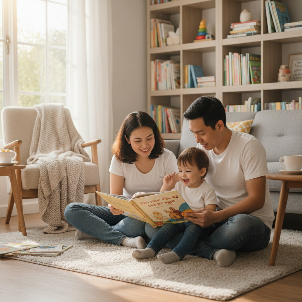 Đọc s&aacute;ch thường xuy&ecirc;n l&agrave; c&aacute;ch hiệu quả để hỗ trợ trẻ ph&aacute;t triển ng&ocirc;n ngữ