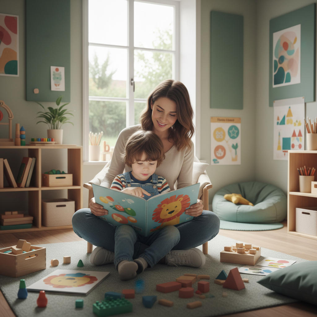 Đọc s&aacute;ch thường xuy&ecirc;n gi&uacute;p trẻ tự kỷ l&agrave;m quen với ng&ocirc;n ngữ v&agrave; từ vựng