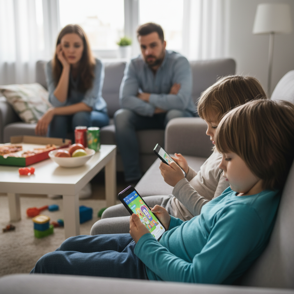 Thời gian sử dụng thiết bị điện tử qu&aacute; mức c&oacute; thể ảnh hưởng ti&ecirc;u cực đến sự ph&aacute;t triển ng&ocirc;n ngữ của trẻ