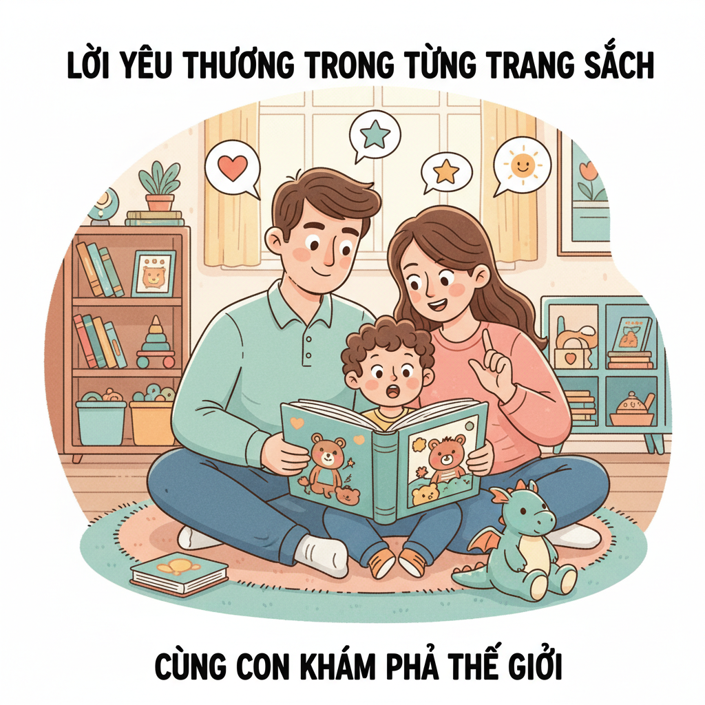 Tạo thói quen đọc sách và kể chuyện giúp trẻ chậm nói phát triển ngôn ngữ